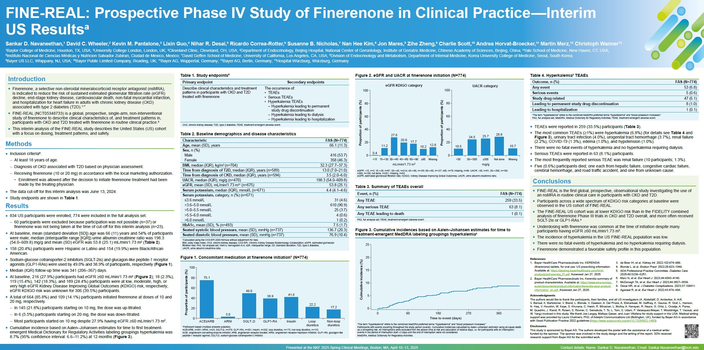 Poster on FINE-REAL: prospective phase IV study of finerenone in clinical practice—interim US results