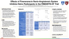 Finnian Mc Causland and Muthiah Vaduganthan - Effects of Finerenone in Renin-Angiotensin System Inhibitor-Naïve Participants in the FINEARTS-HF Trial